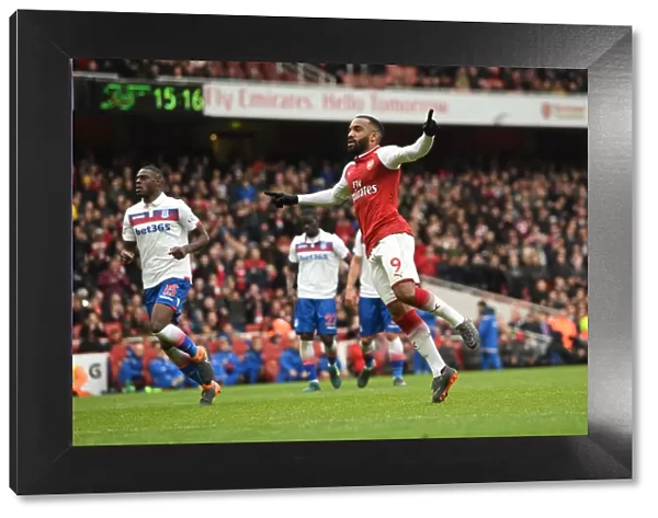 Alexandre Lacazette's Hat-Trick: Arsenal's Triumph Over Stoke City in Premier League