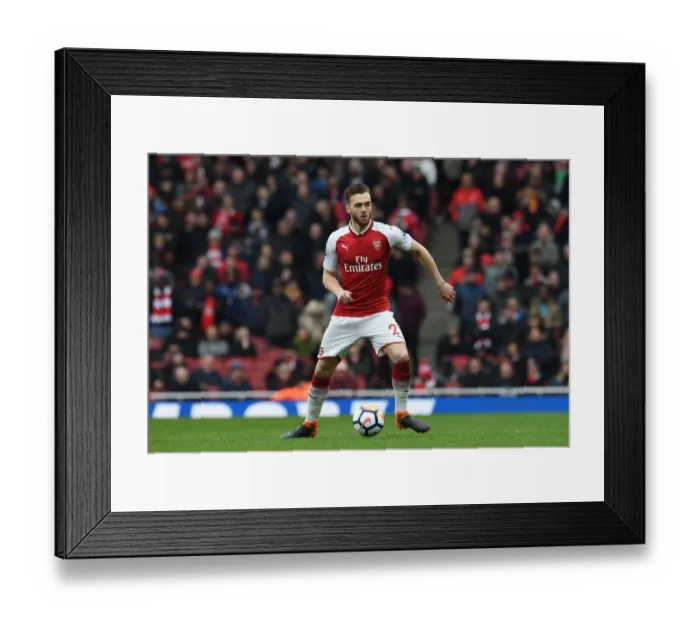 Framed Print : Calum Chambers in Action: Arsenal vs Stoke City, Premier League 2017-18 Framed Print : Calum Chambers in Action: Arsenal vs Stoke City, Premier League 2017-18
