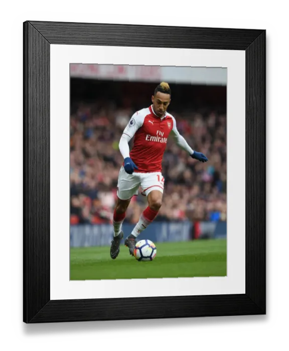 Framed Print : Aubameyang's Brilliant Goal Secures Arsenal's Premier League Victory Over Stoke City Framed Print : Aubameyang's Brilliant Goal Secures Arsenal's Premier League Victory Over Stoke City