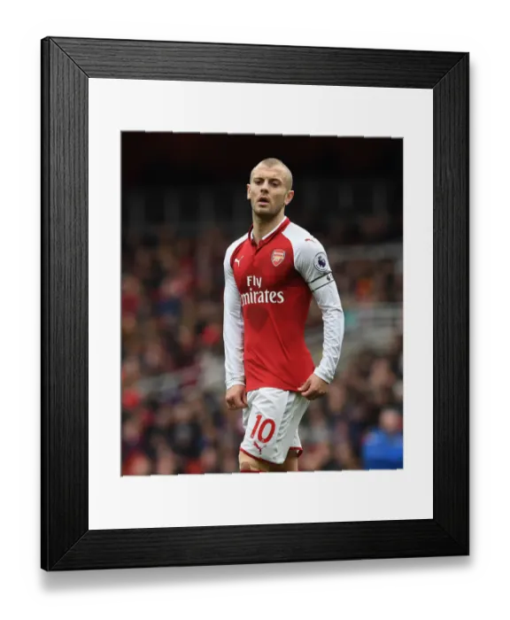 Framed Print : Jack Wilshere in Action: Arsenal vs Stoke City, Premier League 2017-18 Framed Print : Jack Wilshere in Action: Arsenal vs Stoke City, Premier League 2017-18