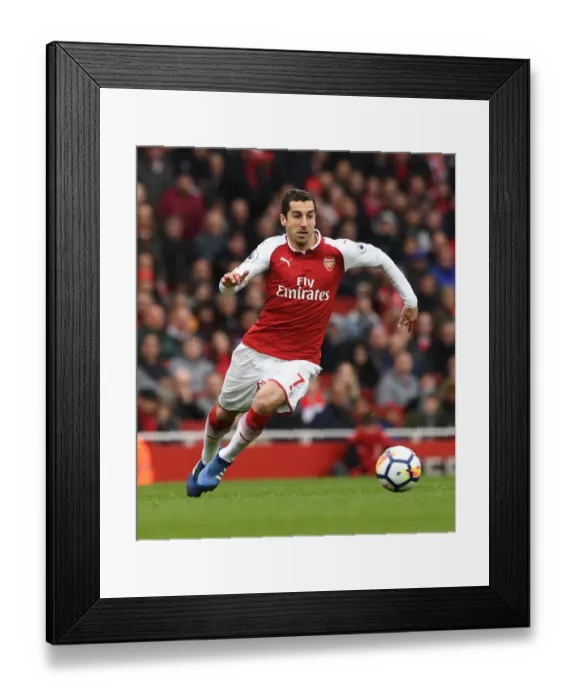 Framed Print : Mkhitaryan's April Glory: Arsenal's Star Performance vs. Stoke City (2017-18)