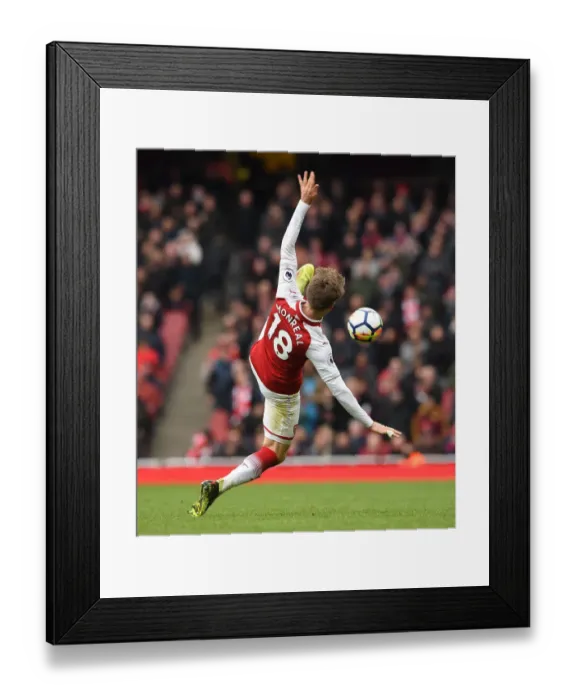 Framed Print : Nacho Monreal in Action: Arsenal vs Stoke City, Premier League 2017-18 Framed Print : Nacho Monreal in Action: Arsenal vs Stoke City, Premier League 2017-18