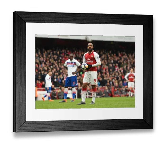 Framed Print : Alexandre Lacazette Awaits Penalty Kick: Arsenal vs Stoke City, Premier League 2017-18 Framed Print : Alexandre Lacazette Awaits Penalty Kick: Arsenal vs Stoke City, Premier League 2017-18
