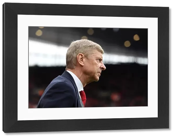 Arsene Wenger Celebrates Arsenal's 3:0 Victory Over Stoke City in the Premier League at Emirates Stadium (January 2018)