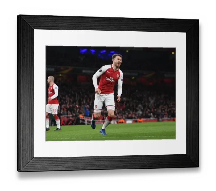 Framed Print : Aaron Ramsey's Double: Arsenal's Europa League Quarterfinal Triumph Over CSKA Moscow (April 2018) Framed Print : Aaron Ramsey's Double: Arsenal's Europa League Quarterfinal Triumph Over CSKA Moscow (April 2018)