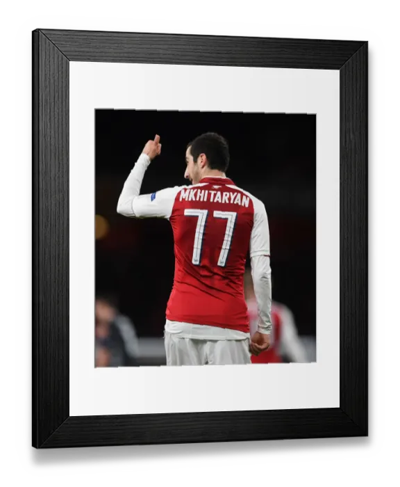 Framed Print : Henrikh Mkhitaryan in Action: Arsenal vs CSKA Moscow, UEFA Europa League Quarterfinals Framed Print : Henrikh Mkhitaryan in Action: Arsenal vs CSKA Moscow, UEFA Europa League Quarterfinals