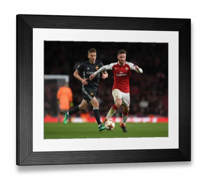 Framed Print : Arsenal vs CSKA Moskva: Mustafi Clashes with Kuchaev in Europa League Quarterfinal Framed Print : Arsenal vs CSKA Moskva: Mustafi Clashes with Kuchaev in Europa League Quarterfinal