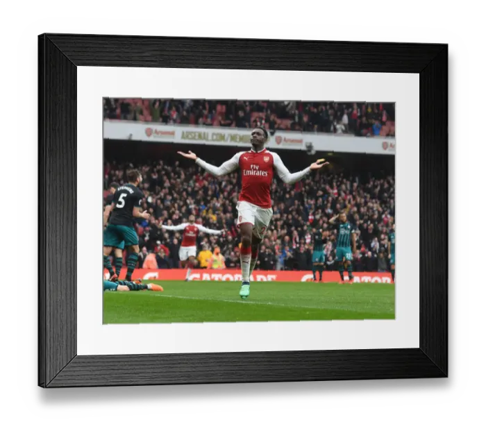 Framed Print : Danny Welbeck's Hat-Trick: Arsenal's Triumph Over Southampton (April 2018) Framed Print : Danny Welbeck's Hat-Trick: Arsenal's Triumph Over Southampton (April 2018)
