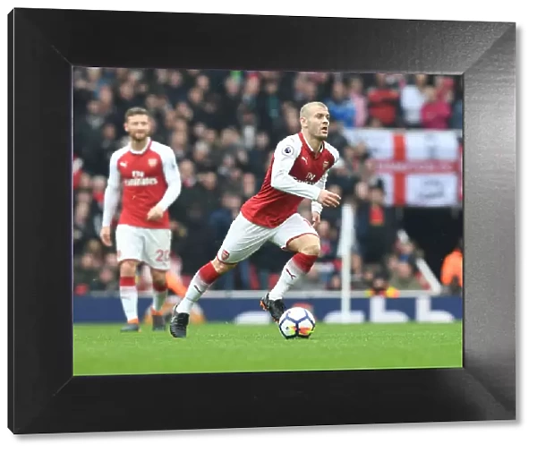 Jack Wilshere in Action: Arsenal vs Southampton, Premier League 2017-18