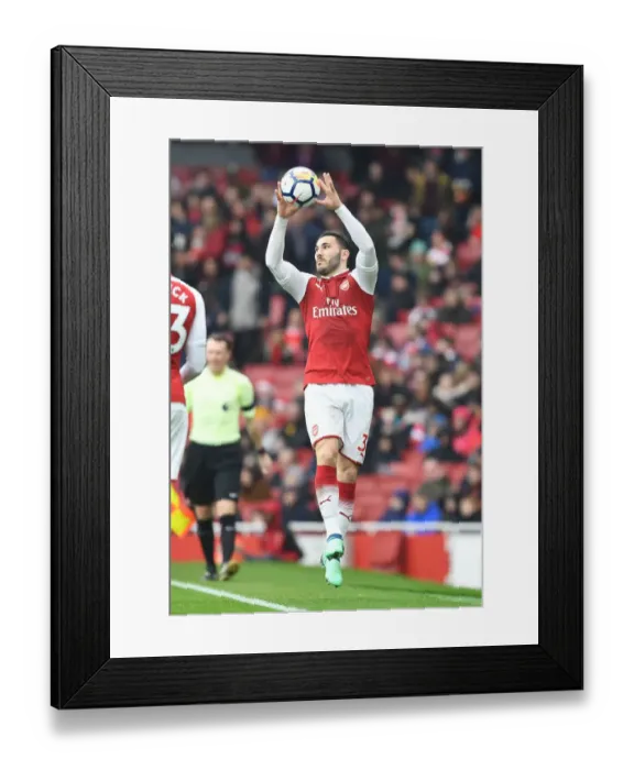 Framed Print : Sead Kolasinac in Action: Arsenal vs Southampton, Premier League 2017-18 Framed Print : Sead Kolasinac in Action: Arsenal vs Southampton, Premier League 2017-18