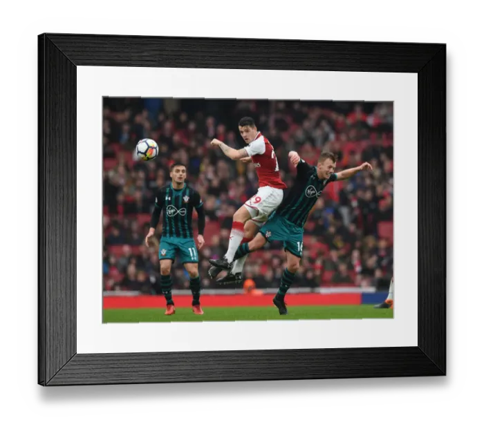 Framed Print : Xhaka vs Ward-Prowse: Battle in the Midfield - Arsenal vs Southampton, Premier League Framed Print : Xhaka vs Ward-Prowse: Battle in the Midfield - Arsenal vs Southampton, Premier League