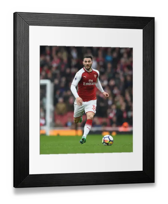 Framed Print : Sead Kolasinac: In Action for Arsenal Against Southampton, Premier League 2017-18 Framed Print : Sead Kolasinac: In Action for Arsenal Against Southampton, Premier League 2017-18
