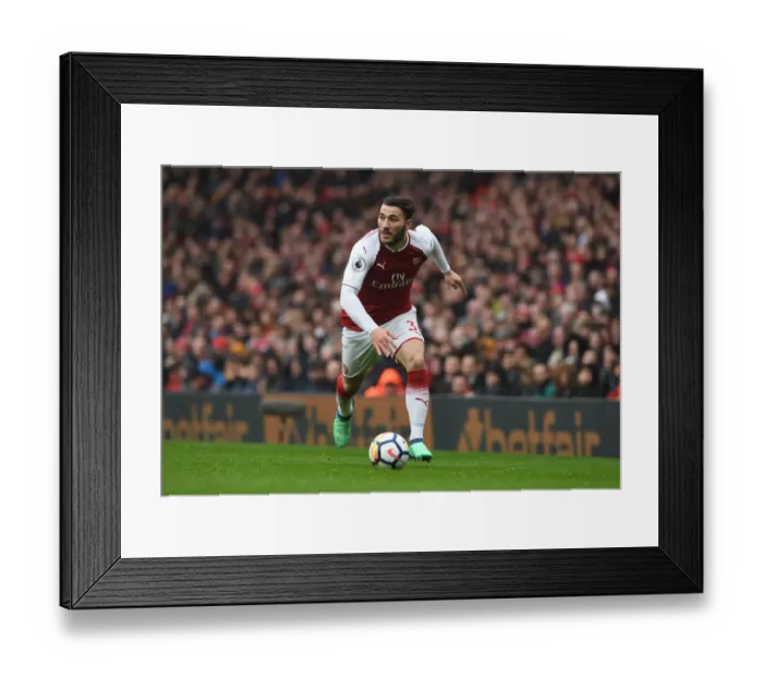 Framed Print : Sead Kolasinac in Action: Arsenal vs Southampton, Premier League 2017-18 Framed Print : Sead Kolasinac in Action: Arsenal vs Southampton, Premier League 2017-18