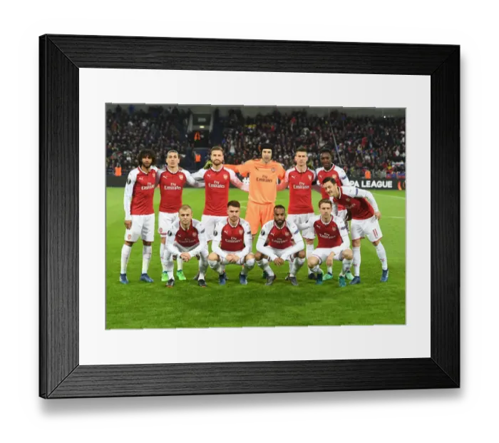 Framed Print : Arsenal FC vs. CSKA Moskva - UEFA Europa League Quarterfinals, Moscow, 2018