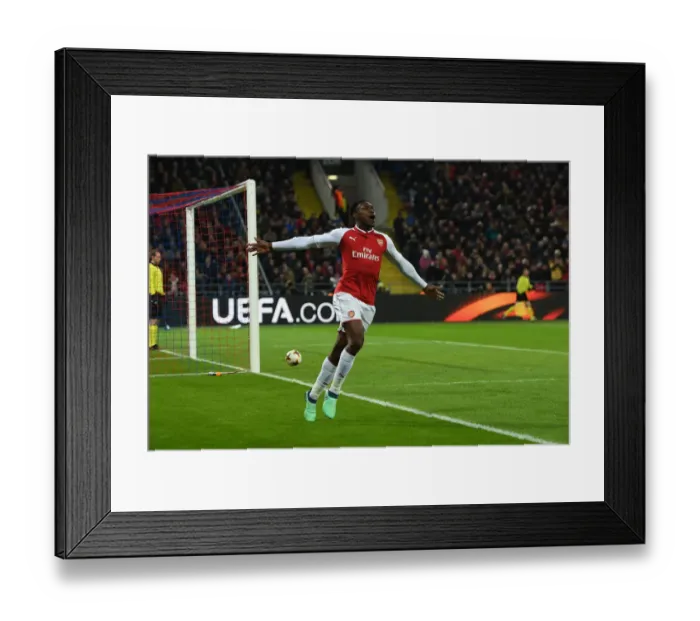 Framed Print : Danny Welbeck Scores First Goal: Arsenal's Europa League Triumph over CSKA Moscow (April 2018) Framed Print : Danny Welbeck Scores First Goal: Arsenal's Europa League Triumph over CSKA Moscow (April 2018)