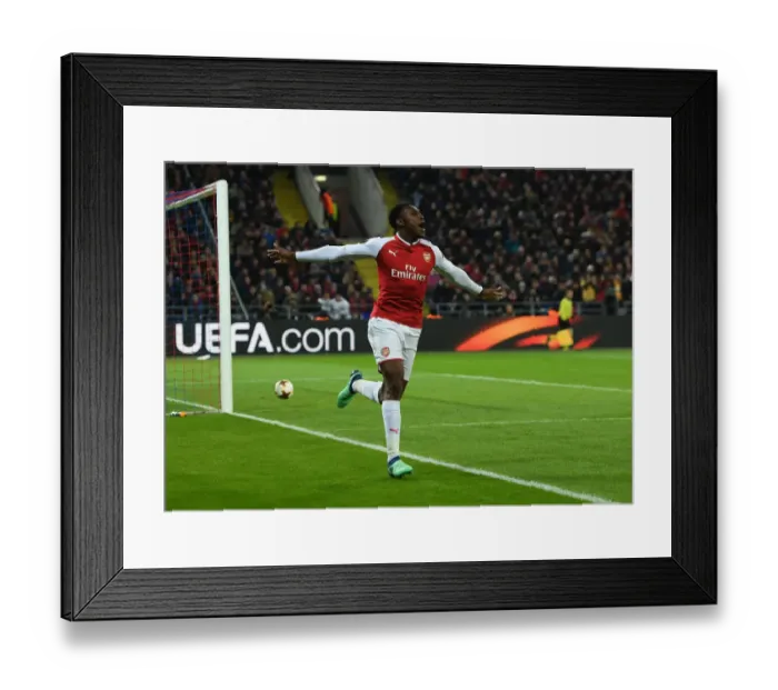 Framed Print : Danny Welbeck Scores First Goal: Arsenal's Europa League Triumph over CSKA Moscow (April 2018) Framed Print : Danny Welbeck Scores First Goal: Arsenal's Europa League Triumph over CSKA Moscow (April 2018)