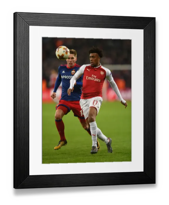 Framed Print : Clash of Titans: Iwobi vs. Nababkin in Europa League Quarterfinal Showdown