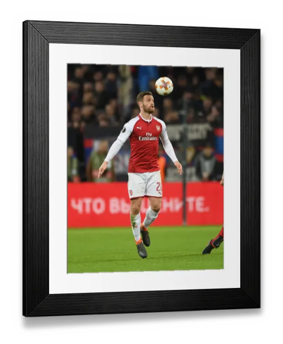 Framed Print : Shkodran Mustafi in Action: Arsenal vs. CSKA Moscow, UEFA Europa League Quarterfinals, Moscow, Russia (2018) Framed Print : Shkodran Mustafi in Action: Arsenal vs. CSKA Moscow, UEFA Europa League Quarterfinals, Moscow, Russia (2018)