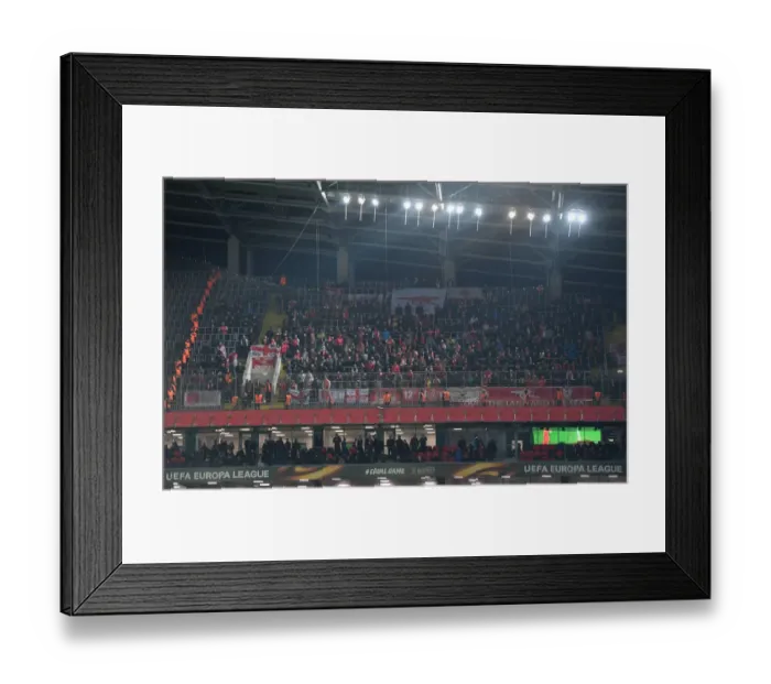 Framed Print : Arsenal Fans in Moscow: Europa League Quarterfinal Showdown vs. CSKA Framed Print : Arsenal Fans in Moscow: Europa League Quarterfinal Showdown vs. CSKA