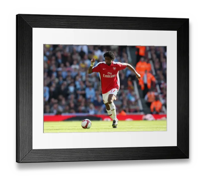 Framed Print : Alex Song's Triumph: Arsenal's 2-0 Victory Over Manchester City (April 4, 2009), Barclays Premier League, Emirates Stadium Framed Print : Alex Song's Triumph: Arsenal's 2-0 Victory Over Manchester City (April 4, 2009), Barclays Premier League, Emirates Stadium