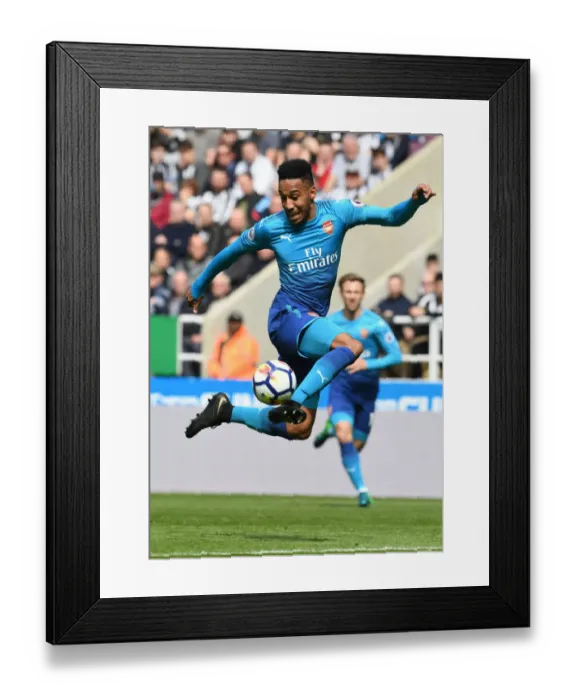 Framed Print : Aubameyang's Dramatic Goal: Arsenal Edge Newcastle in Premier League Thriller, 2017-18 Framed Print : Aubameyang's Dramatic Goal: Arsenal Edge Newcastle in Premier League Thriller, 2017-18