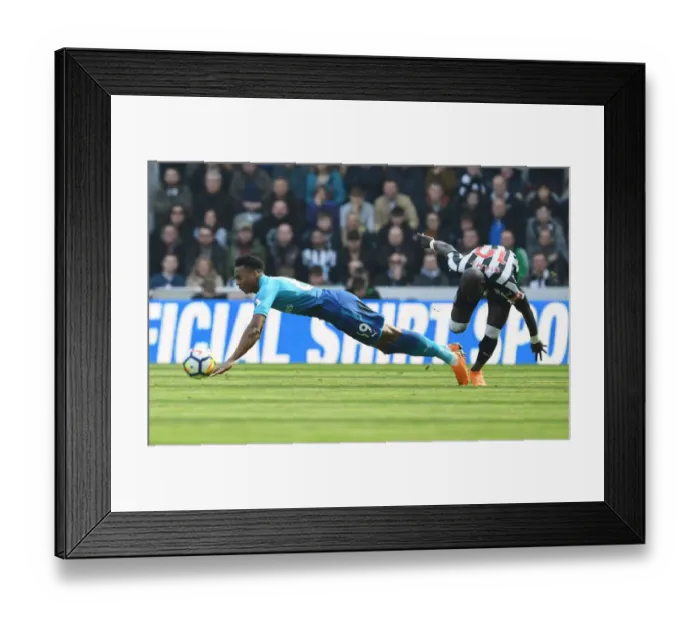 Framed Print : Clash at St. James Park: Willock vs Diame