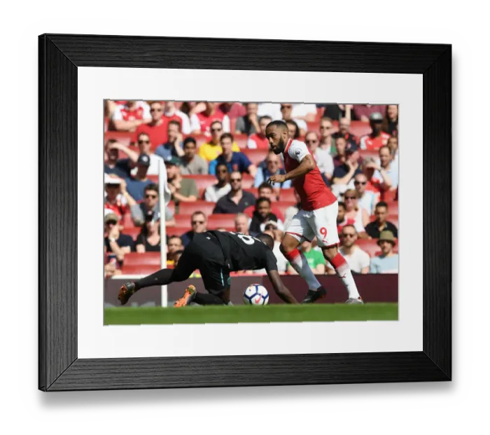 Framed Print : Arsenal vs. West Ham United: Premier League Showdown at Emirates Stadium