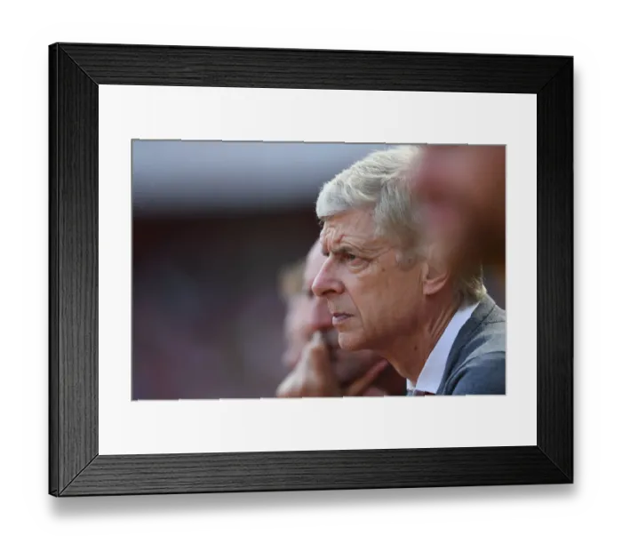 Framed Print : Arsene Wenger vs. West Ham United: A Premier League Showdown (2017-18)
