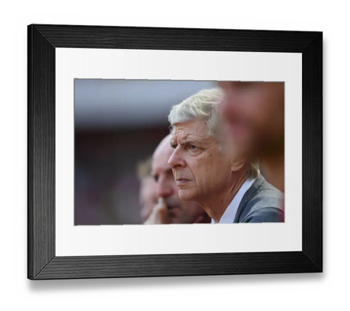 Framed Print : Arsene Wenger vs. West Ham United: A Premier League Battle (2017-18)