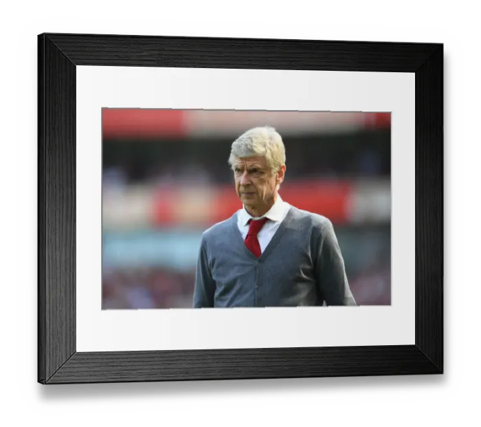 Framed Print : Arsene Wenger Leads Arsenal Against West Ham United in Premier League Showdown
