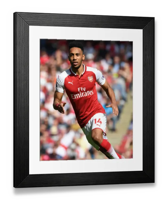 Framed Print : Arsenal's Aubameyang Scores Stunner in Premier League Clash Against West Ham Framed Print : Arsenal's Aubameyang Scores Stunner in Premier League Clash Against West Ham