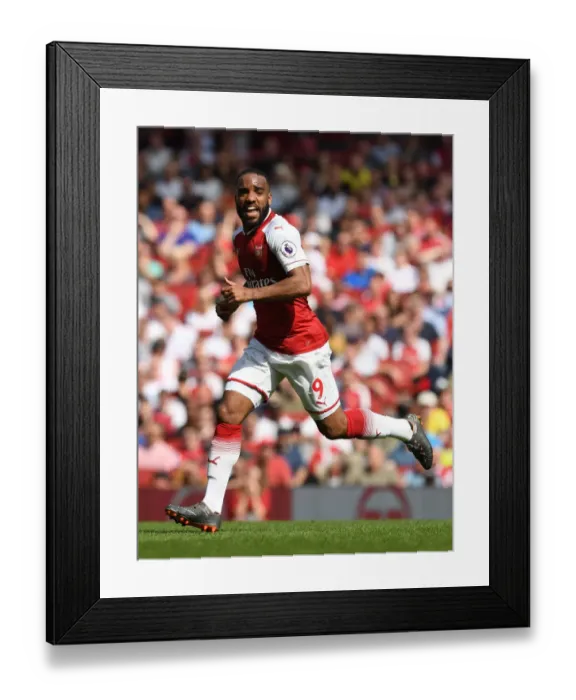 Framed Print : Alex Lacazette in Action: Arsenal vs. West Ham United, Premier League 2017-18 Framed Print : Alex Lacazette in Action: Arsenal vs. West Ham United, Premier League 2017-18