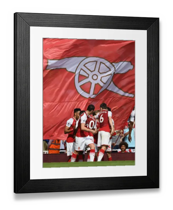 Framed Print : Arsenal vs. West Ham United: Premier League Showdown at Emirates Stadium