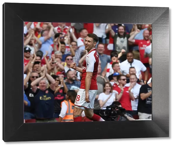 Aaron Ramsey Scores the Decisive Goal: Arsenal's Triumph over West Ham United, Premier League 2017-18