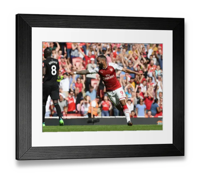 Framed Print : Alex Lacazette's Hat-Trick: Arsenal's Dominance Over West Ham United in Premier League Showdown Framed Print : Alex Lacazette's Hat-Trick: Arsenal's Dominance Over West Ham United in Premier League Showdown