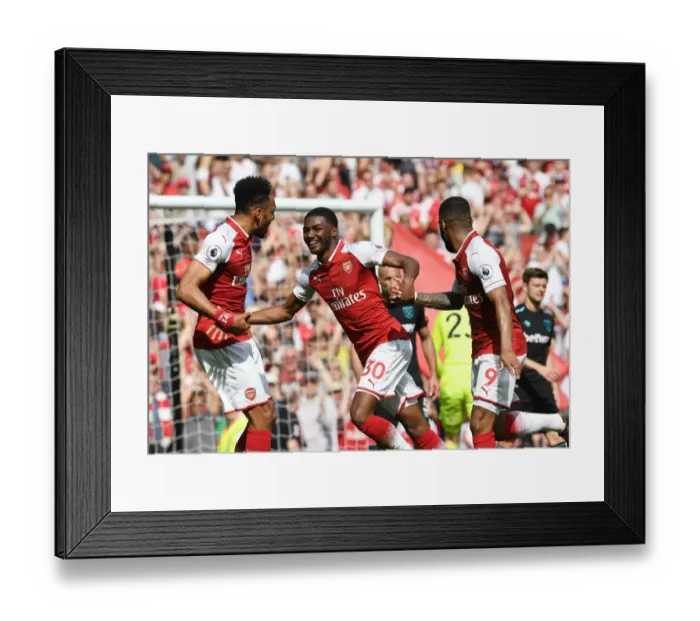 Framed Print : Arsenal vs. West Ham United: Premier League Showdown at Emirates Stadium Framed Print : Arsenal vs. West Ham United: Premier League Showdown at Emirates Stadium