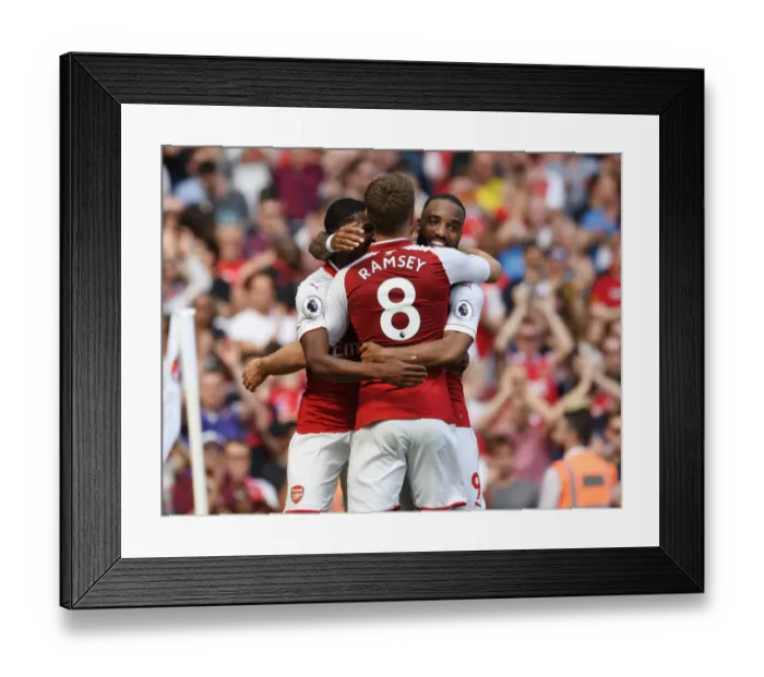 Framed Print : Arsenal vs. West Ham United: Premier League Clash at Emirates Stadium