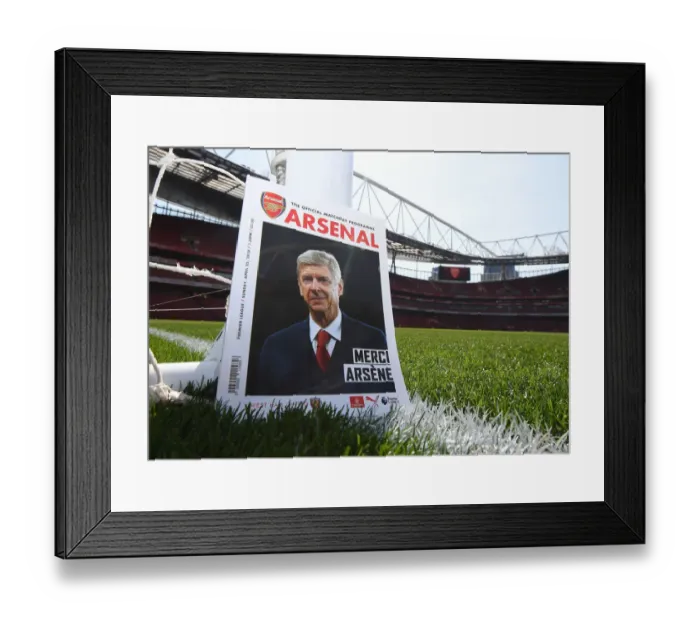Framed Print : Arsenal vs. West Ham United: Matchday Programme (2017-18)