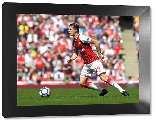 Granit Xhaka in Action: Arsenal vs West Ham United, Premier League 2017-18
