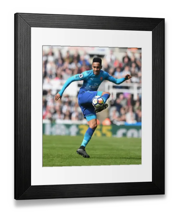 Framed Print : Pierre-Emerick Aubameyang in Action: Arsenal vs. Newcastle United, Premier League 2017-18 Framed Print : Pierre-Emerick Aubameyang in Action: Arsenal vs. Newcastle United, Premier League 2017-18