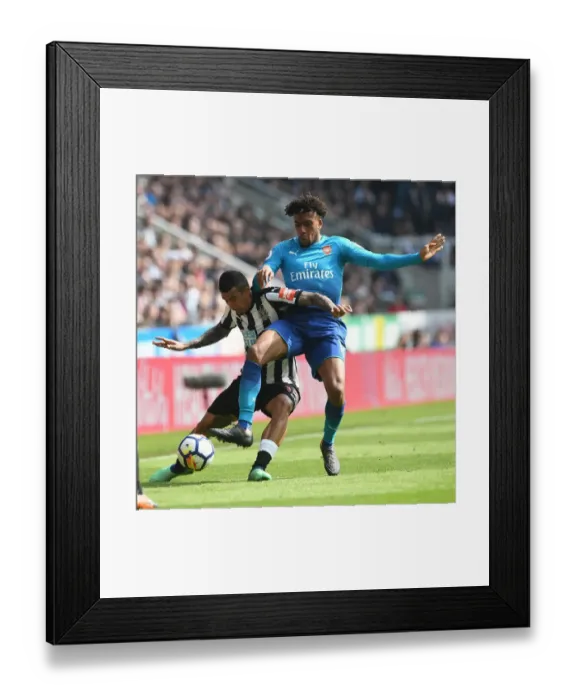 Framed Print : Clash at St. James Park: Iwobi vs. Kenedy - Newcastle United vs. Arsenal, Premier League 2017-18 Framed Print : Clash at St. James Park: Iwobi vs. Kenedy - Newcastle United vs. Arsenal, Premier League 2017-18
