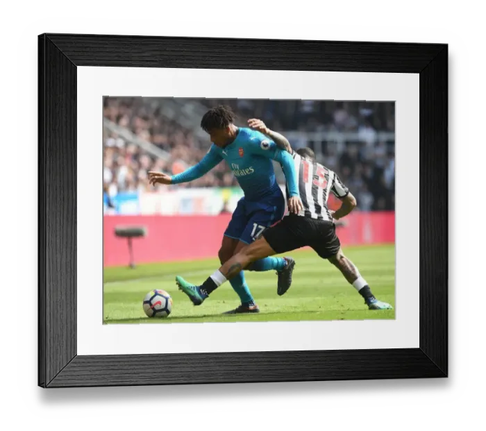 Framed Print : Clash of Wings: Iwobi vs. Kenedy - A Premier League Battle at St. James Park Framed Print : Clash of Wings: Iwobi vs. Kenedy - A Premier League Battle at St. James Park
