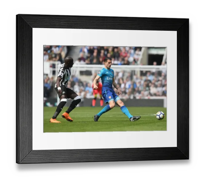 Framed Print : Xhaka vs Diame: Intense Battle in Newcastle United vs Arsenal Premier League Clash Framed Print : Xhaka vs Diame: Intense Battle in Newcastle United vs Arsenal Premier League Clash