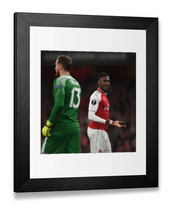 Framed Print : Danny Welbeck in Action: Arsenal vs Atletico Madrid, UEFA Europa League Semi-Final Framed Print : Danny Welbeck in Action: Arsenal vs Atletico Madrid, UEFA Europa League Semi-Final