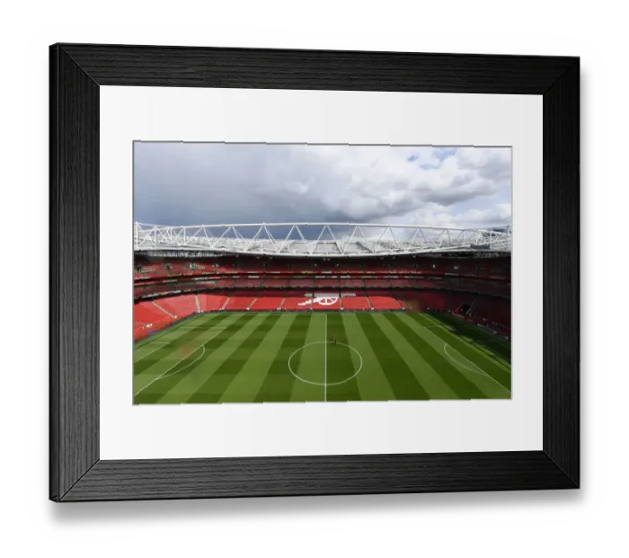 Framed Print : Arsenal vs Atletico Madrid: Europa League Semi-Final at Emirates Stadium, London