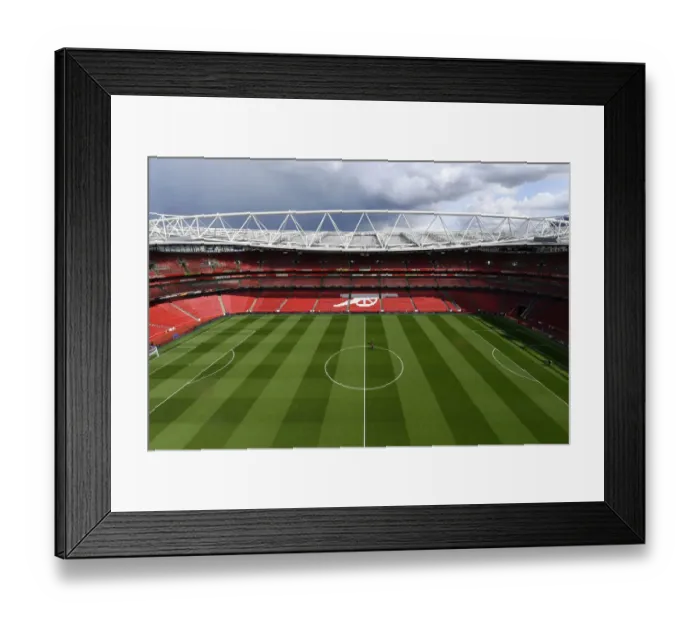 Framed Print : Arsenal vs Atletico Madrid: Europa League Semi-Final at Emirates Stadium, London