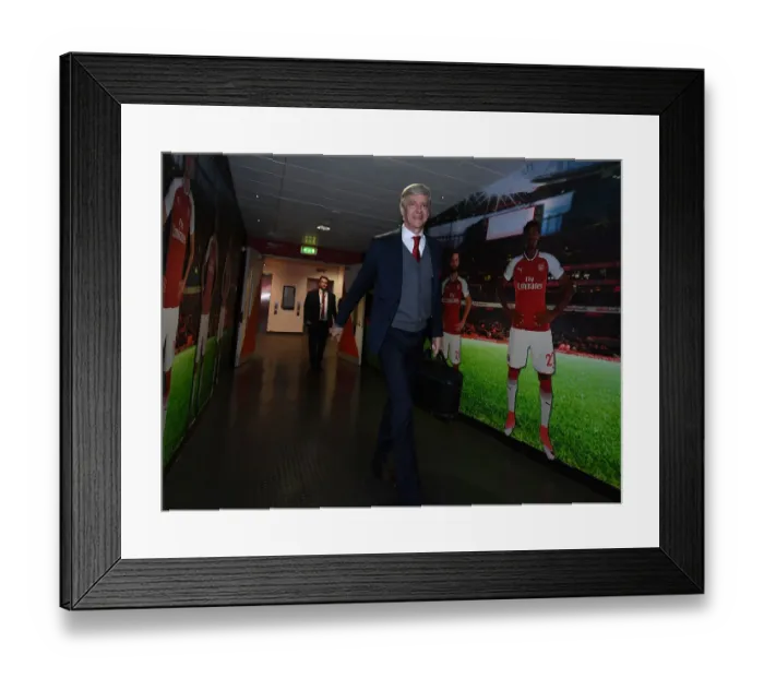 Framed Print : Arsene Wenger: Arsenal Boss Leads Team Against Atletico Madrid in Europa League Semi-Final Framed Print : Arsene Wenger: Arsenal Boss Leads Team Against Atletico Madrid in Europa League Semi-Final