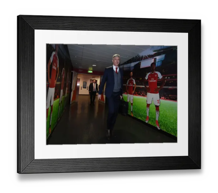 Framed Print : Arsene Wenger Leads Arsenal into Europa League Semi-Final Showdown against Atletico Madrid