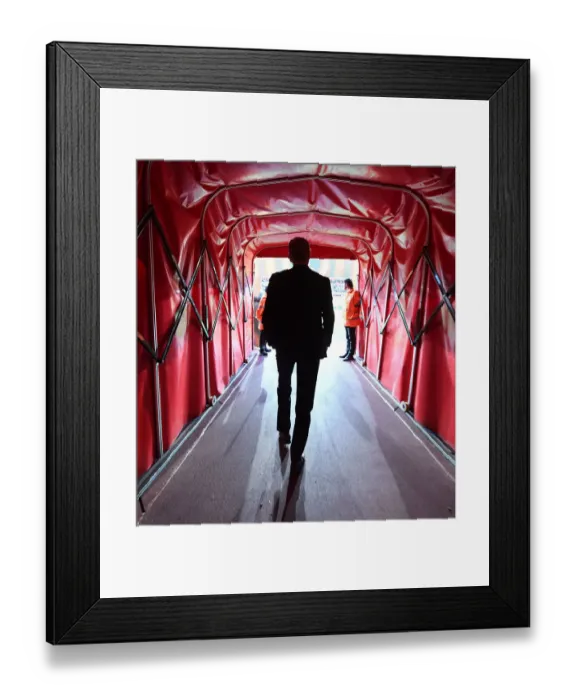 Framed Print : Arsene Wenger Leads Arsenal Against Atletico Madrid in Europa League Semi-Final Framed Print : Arsene Wenger Leads Arsenal Against Atletico Madrid in Europa League Semi-Final