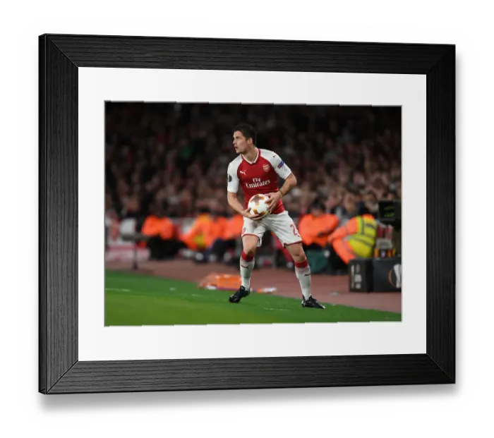 Framed Print : Arsenal's Europa League Hero: Granit Xhaka's Battle against Atletico Madrid Framed Print : Arsenal's Europa League Hero: Granit Xhaka's Battle against Atletico Madrid